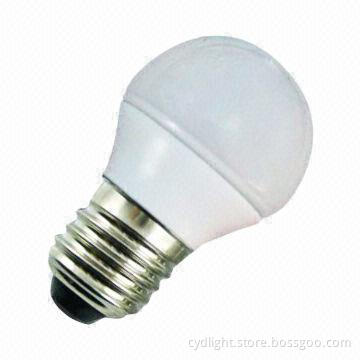 LED G45 Bulb, 140lm, Non-dimmable, G45 SMD with 9 LEDs 2,700K, 2W Power